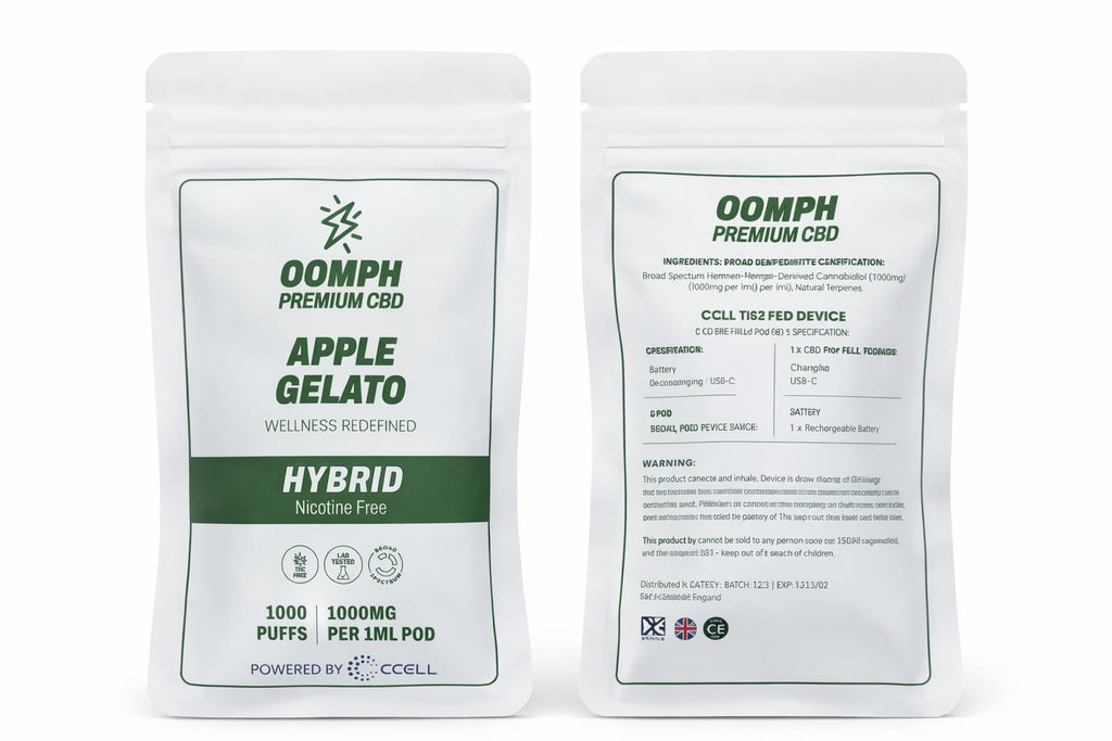 OOMPH PREMIUM CBD Starter Kit - 1000mg – Apple Gelato