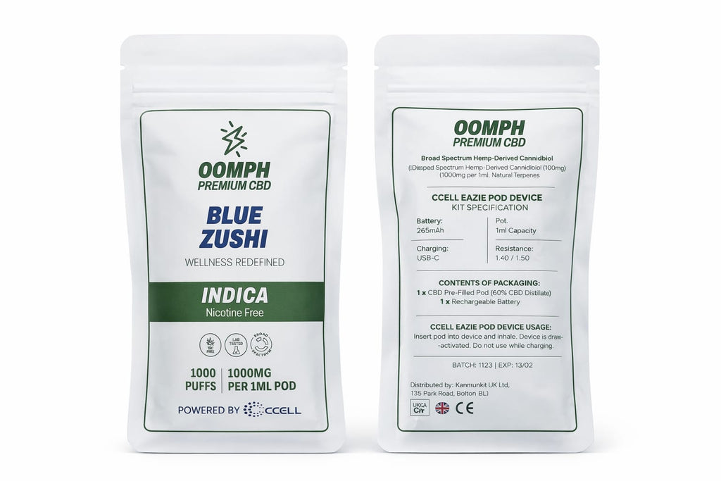 OOMPH PREMIUM CBD Starter Kit - 1000mg – Blue Zushi