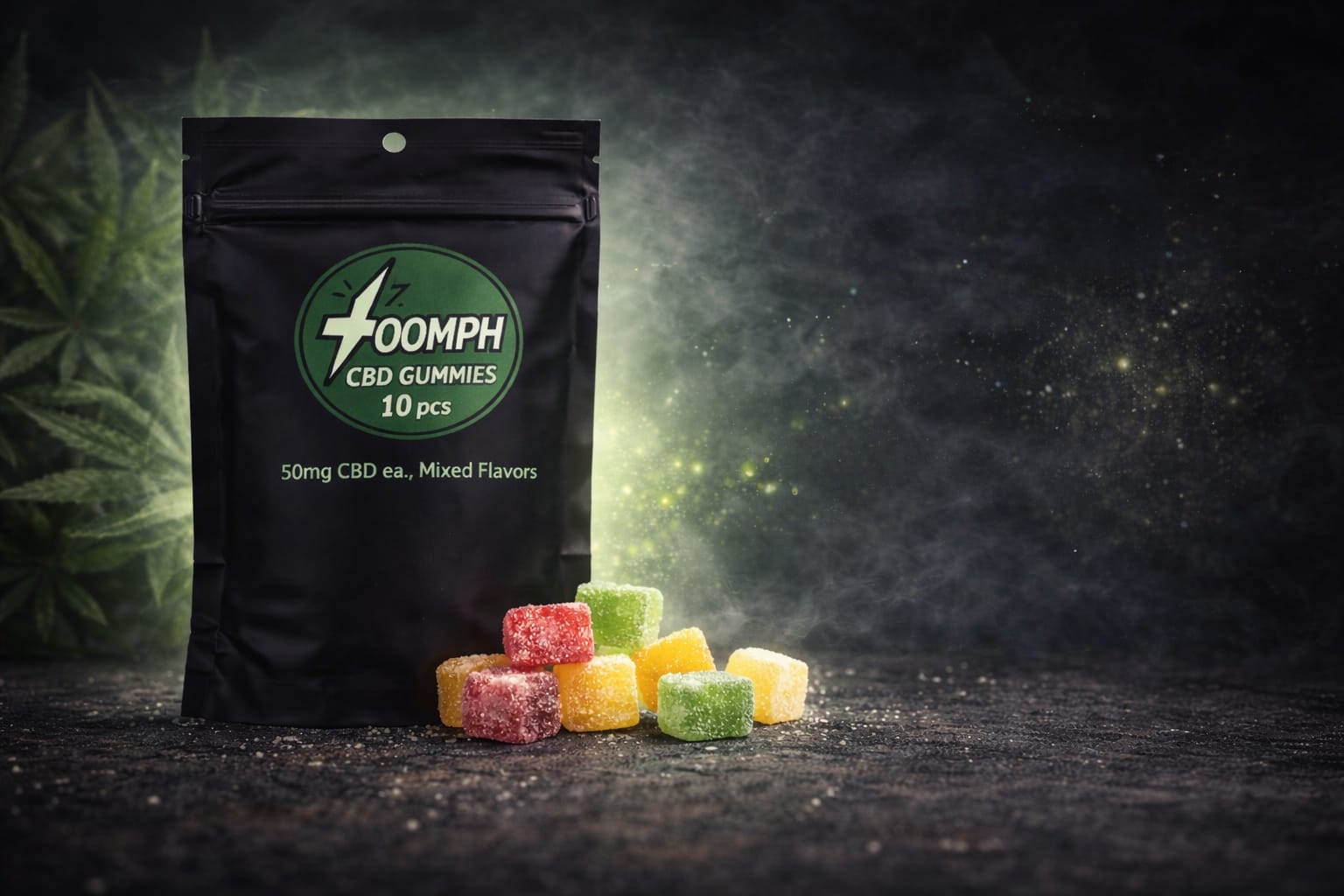 OOMPH PREMIUM CBD GUMMIES - 50MG